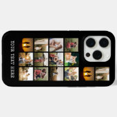 Aangepaste 14 foto-collage Case-Mate iPhone case (Achterkant (horizontaal))