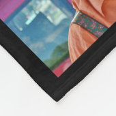 Aangepaste 14 foto-collage fleece deken (Hoek)