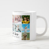 Aangepaste 14 foto collage raster met 2 tekstvakke grote koffiekop (Rechts)