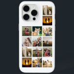 Aangepaste 14 fotocollage iPhone 15 pro max hoesje<br><div class="desc">Creëer uw eigen gepersonaliseerde fotocollage iPhone-hoesje. Voeg eenvoudig uw favoriete 14 foto's toe voor een aangepaste foto iPhone-hoesje.</div>