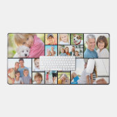 Aangepaste 14 Fotocollage Modern Eenvoudig Bureaumat (Keyboard & Muis)