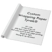 Aangepaste 15-inch Tyvek®-opvulpapierrol Cadeaupapier (Uitgerold)