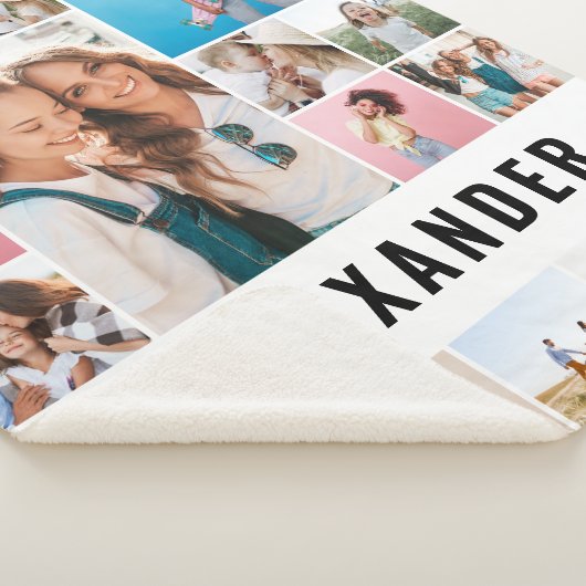 Aangepaste 16 beste fotovriend moderne minimale sherpa deken (3/4)