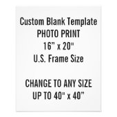 Aangepaste 16 x 20-inch foto Afdrukken VS-Lijst (Voorkant)