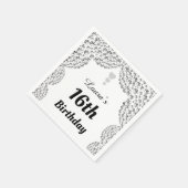 Aangepaste 16e of uitgeefse servetten van leeftijd (Hoek)