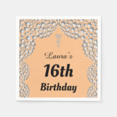 Aangepaste 16e of uitgeefse servetten van leeftijd (Voorkant)