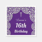 Aangepaste 16e of uitgeefse servetten van leeftijd (Voorkant)