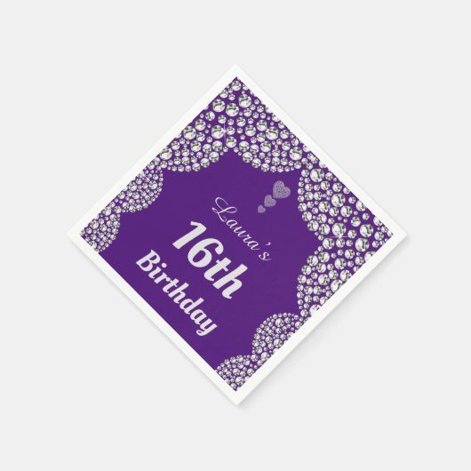 Aangepaste 16e of uitgeefse servetten van leeftijd (Hoek)