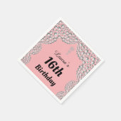 Aangepaste 16e of uitgeefse servetten van leeftijd (Hoek)