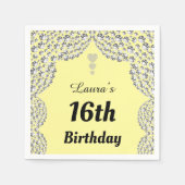 Aangepaste 16e of uitgeefse servetten van leeftijd (Voorkant)