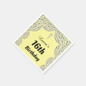 Aangepaste 16e of uitgeefse servetten van leeftijd (Hoek)