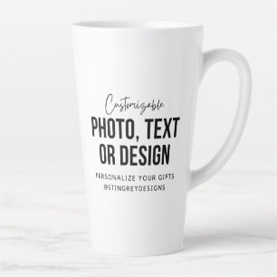 Aangepaste 17 oz Latte Mok Gepersonaliseerde kof