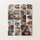 Aangepaste 18 foto collage helemaal legpuzzel (Verticaal)