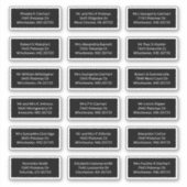 Aangepaste 18 Naam ontvanger Verzending Adresetike Sticker (Voorkant)