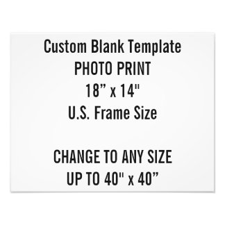 Aangepaste 18 x 14-inch foto's afdrukken VS-Lijst  Foto Afdruk