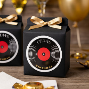 Aangepaste 1920s Gatsby Vinylplaat Thema Ronde Sticker