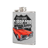 Aangepaste 1966 converteerbare klassieke autokledi heupfles (Links)