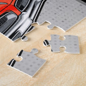 Aangepaste 1966 converteerbare klassieke autokledi legpuzzel (Zijkant)