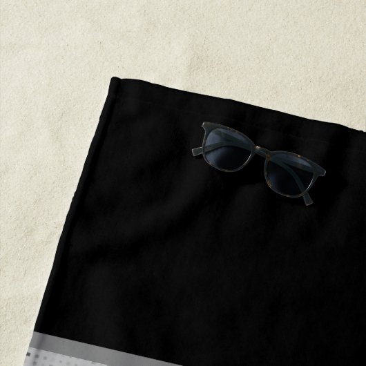 Aangepaste 1966 converteerbare klassieke autokledi strandlaken (In situ)