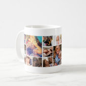 Aangepaste 19 vierkante foto-inkling koffiemok (Voorkant links)
