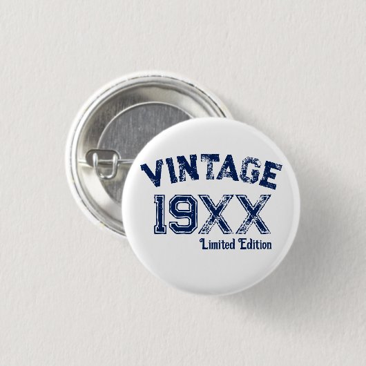Aangepaste 19XX Limited Edition Ronde Button 3,2 Cm (Voorkant /achterkant)