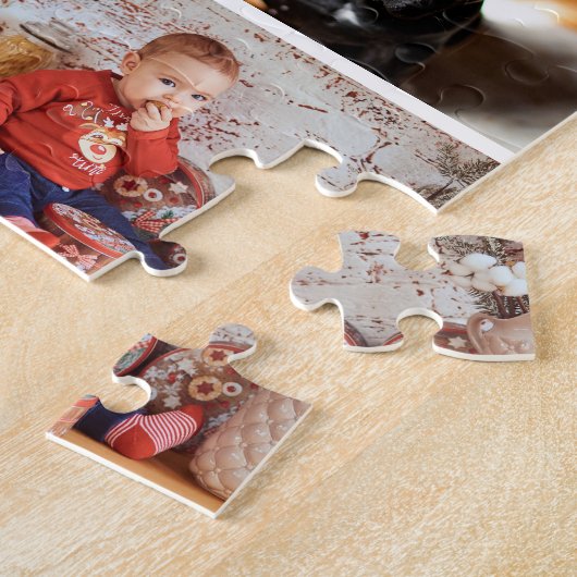 Aangepaste 1,014 Stuk 21-foto Collage Moeilijk Legpuzzel (Zijkant)