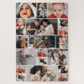 Aangepaste 1,014 Stuk 21-foto Collage Moeilijk Legpuzzel (Verticaal)