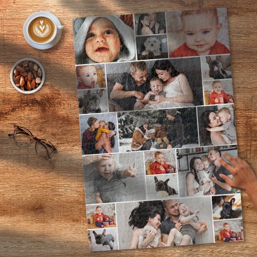 Aangepaste 1,014 Stuk 21-foto Collage Moeilijk Legpuzzel