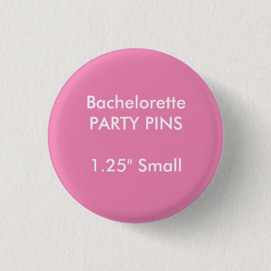 Aangepaste 1,25-inch Small Round Bachelorette Part Ronde Button 3,2 Cm (Voorkant)