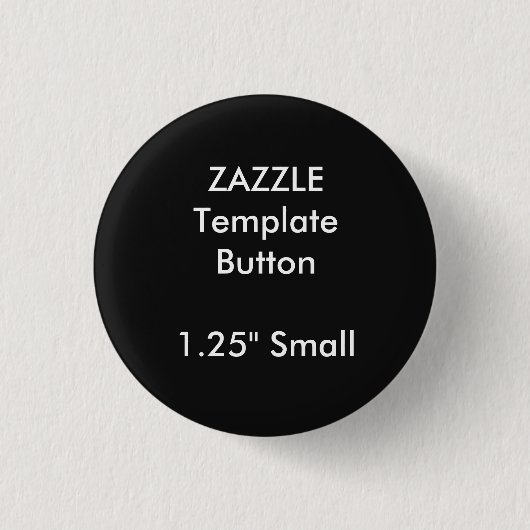 Aangepaste 1,25-inch witte Button met kleine ronde (Voorkant)