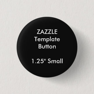 Aangepaste 1,25-inch witte Button met kleine ronde