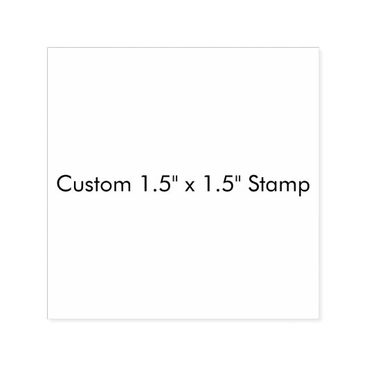 Aangepaste 1,5" x 1,5" stempel (Design)