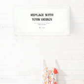 Aangepaste 1.6' x 3' Vinyl Spandoek (Insitu)