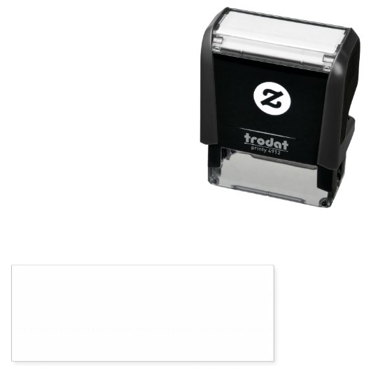 Aangepaste 1.8"x0.65"Self Inking Stamp voor Uw Ont Zelfinktende Stempel (In situ)
