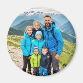 Aangepaste 1 Foto Familie Magneet (Voorkant)