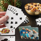 Aangepaste 1 Foto Familie Pokerkaarten (Insitu)