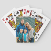 Aangepaste 1 Foto Familie Pokerkaarten (Achterkant)