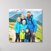 Aangepaste 1 fotofamilie canvas afdruk (Voorkant)