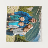 Aangepaste 1 fotofamilie wandkleed (Voorkant (horizontaal))