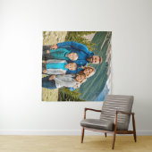 Aangepaste 1 fotofamilie wandkleed (In Situ (horizontaal))