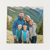 Aangepaste 1 fotofamilie wandkleed (Voorkant)