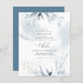 Aangepaste 1 Isaac Ruth Budget Dusty Blue Waterver (Voorkant / Achterkant)