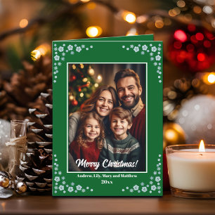 Aangepaste 1 speciale kerstfoto kaart