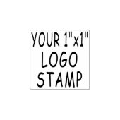 Aangepaste 1" x 1" Logo Stamper Rubber Stamp Rubberstempel (Afrduk)