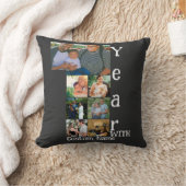 Aangepaste 1e huwelijksverjaardag 7 foto collage kussen (Deken)