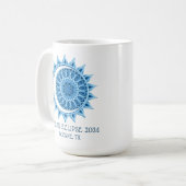 Aangepaste 2024 Eclipse Koffiemok (Voorkant links)