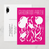 Aangepaste 2025 afstudeerfeest uitnodiging briefka briefkaart (Voorkant / Achterkant)