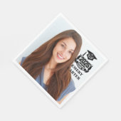 Aangepaste 2025 Afstuderen foto Attorney Law Schoo Servet (Hoek)