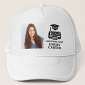 Aangepaste 2025 Afstuderen foto Attorney Law Schoo Trucker Pet (Voorkant)