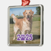 Aangepaste 2025 huisdier foto metaal ornament (Links)